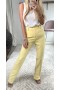 Awa Suit Pants - Pastel Yellow